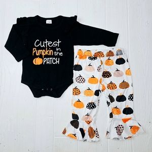Cutest Pumpkin In The Patch Outfit 6-9M